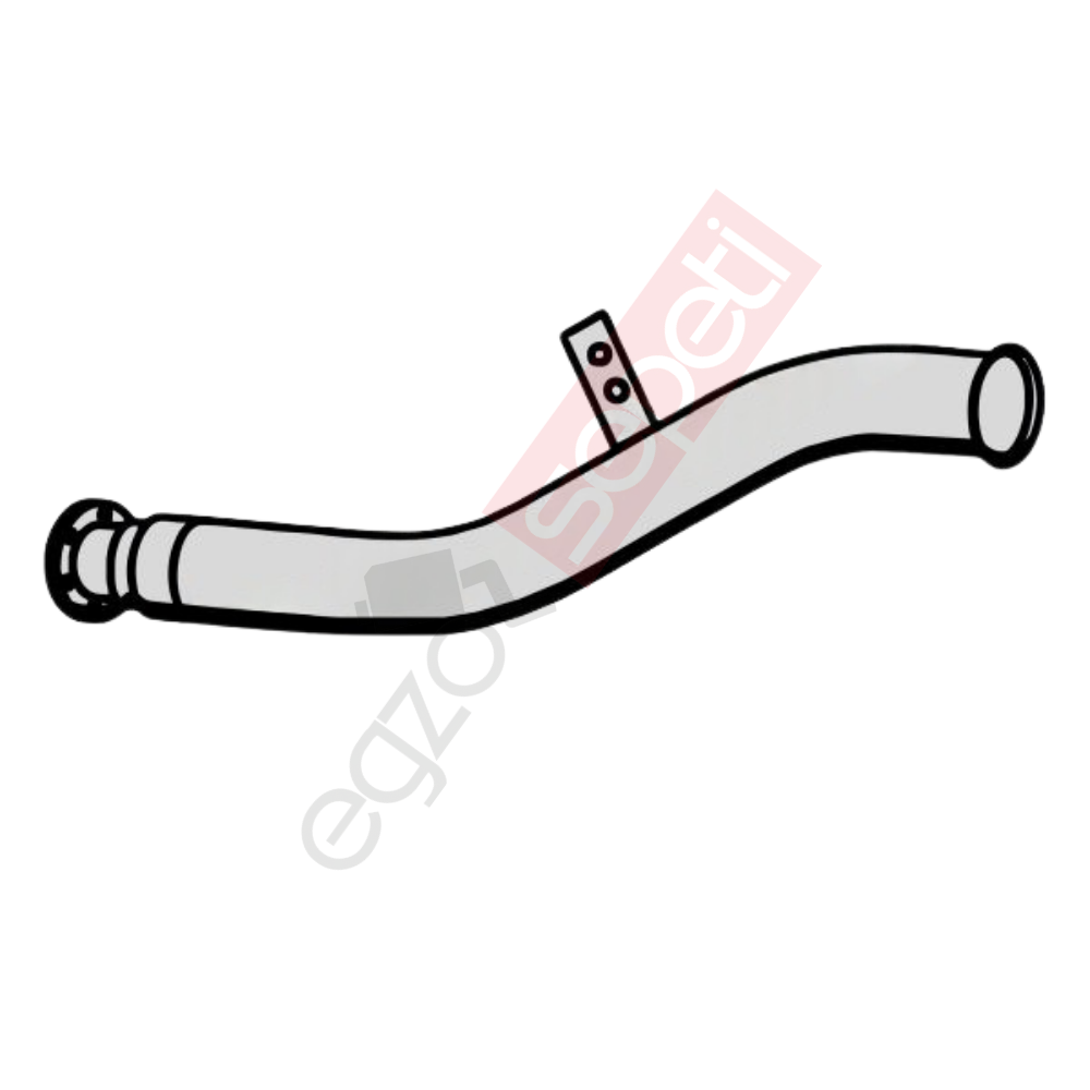 Volvo Boru, Egzoz Ön, E0, 9517152 Volvo B10 Ø114,3 Alusi,