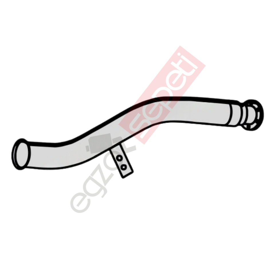 Volvo Boru, Egzoz Ön, E0, 9517152 Volvo B10 Ø114,3 Alusi,