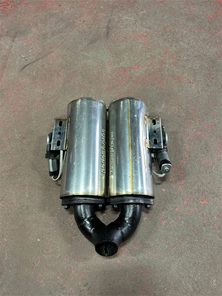 Bmw Çift Varex 2.0 Motor Üstü İçin Üniversal Arka Çiftli Flanşlı Varex Ve Arka Dkp Y Pipe + Varex Beyin Kumandası