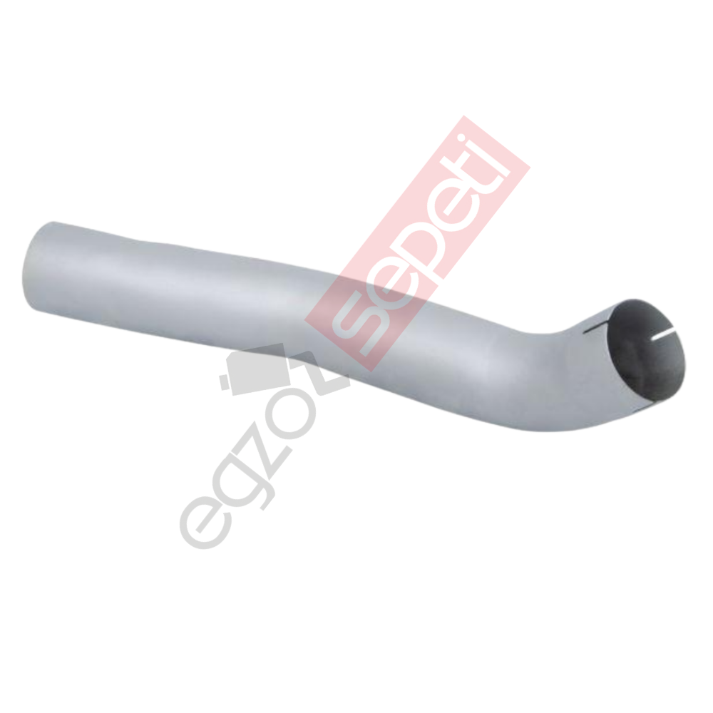 Mercedes 1844 Boru, Egzoz Ön, E1, 6554904120 Mercedes 1844 Ø101,6 Alusi,