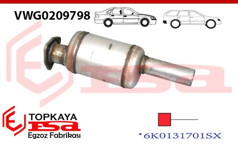Volkswagen Polo Classic Ön Susturucu 1.4 / 1.6İ 1995 > 1999