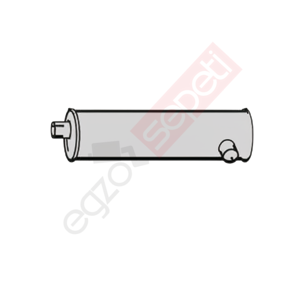 Renault Midliner Egzoz Susturucu, E2, 5000397268  Alusi, Tip:L,