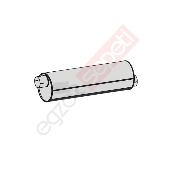 Renault PR180 Egzoz Susturucu, E2, 5000783638  Alusi, Tip:I,
