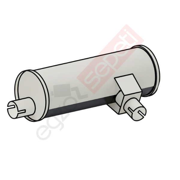 Volvo F Egzoz Susturucu, E0, 476584 Alusi, Tip:L,