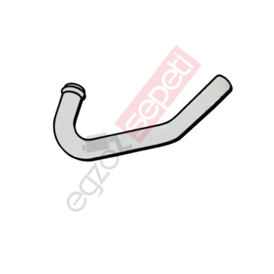 Volvo FL Boru, Egzoz Çıkış, E1, 6797692 Volvo FL Ø88,9 Alusi