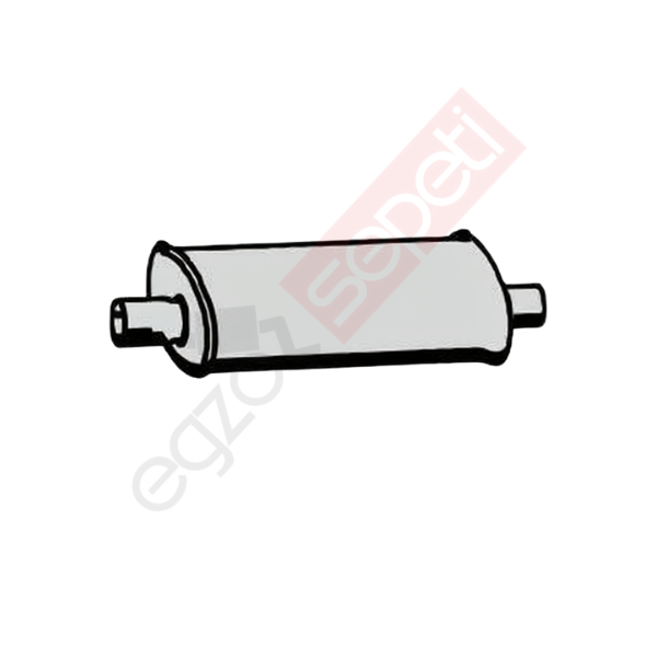 Renault Egzoz Susturucu, E0, 5000390734 Alusi, Tip:I,