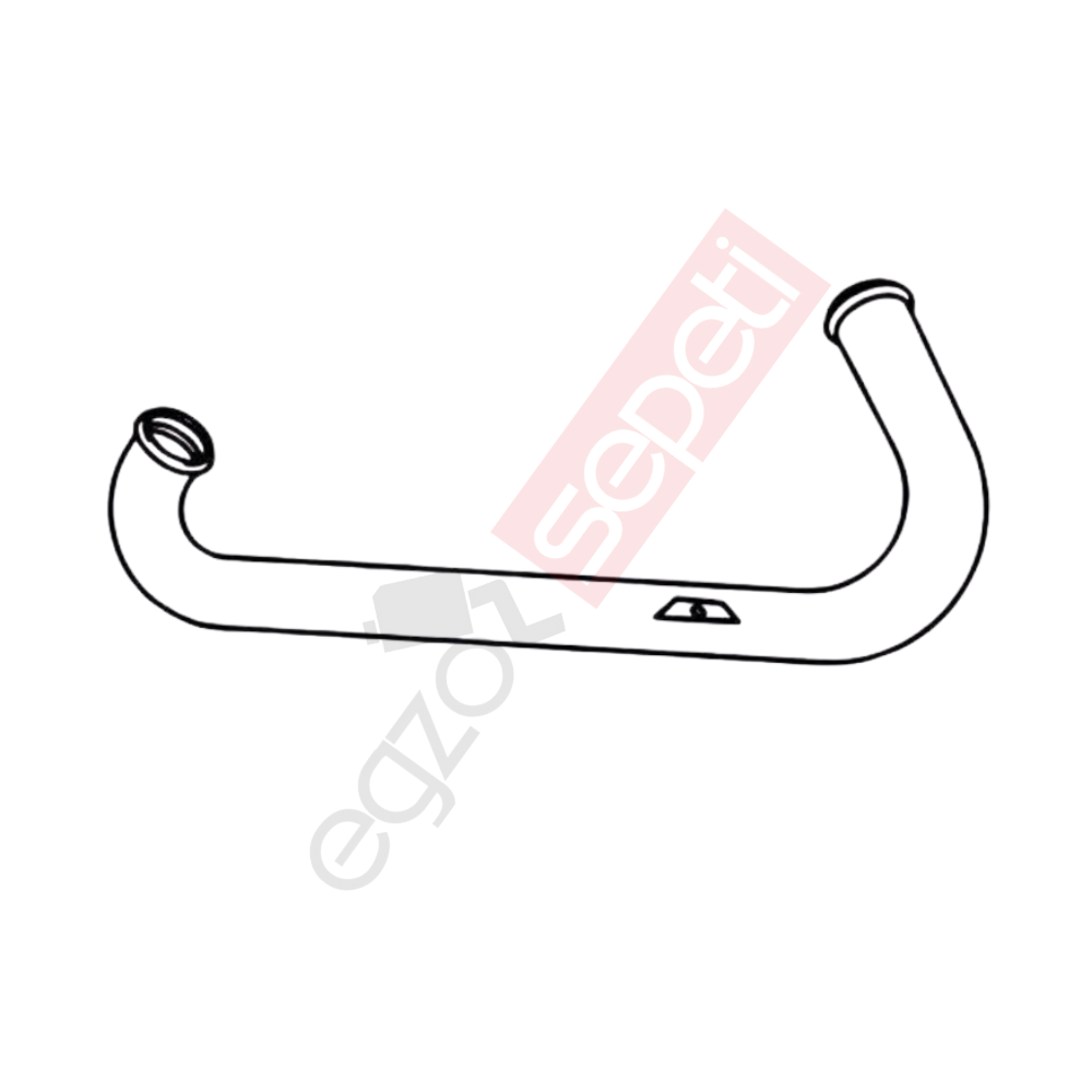 Volvo FL Boru, Egzoz Ön, E1, 1675498 Volvo FL Ø114,3 Alusi