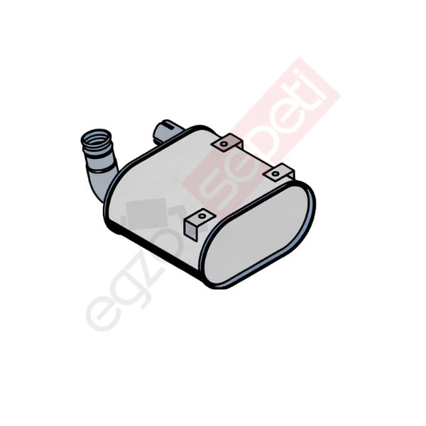 Renault Major Egzoz Susturucu, E0, 5000711792  Alusi, Tip:U,
