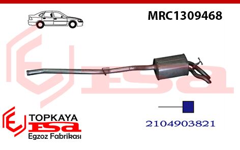 Mercedes E200 Cdi 210 Kasa Arka Susturucu Borulu 1998 > 1902