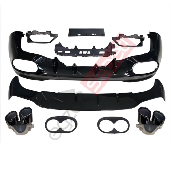 Mercedes W118 CLA45 DİFÜZÖR VE SİYAH EGSOZ UCU