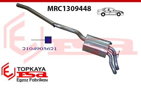 Mercedes E270 Cdi 210 Kasa Arka Susturucu Borulu Uzun 1999 >…