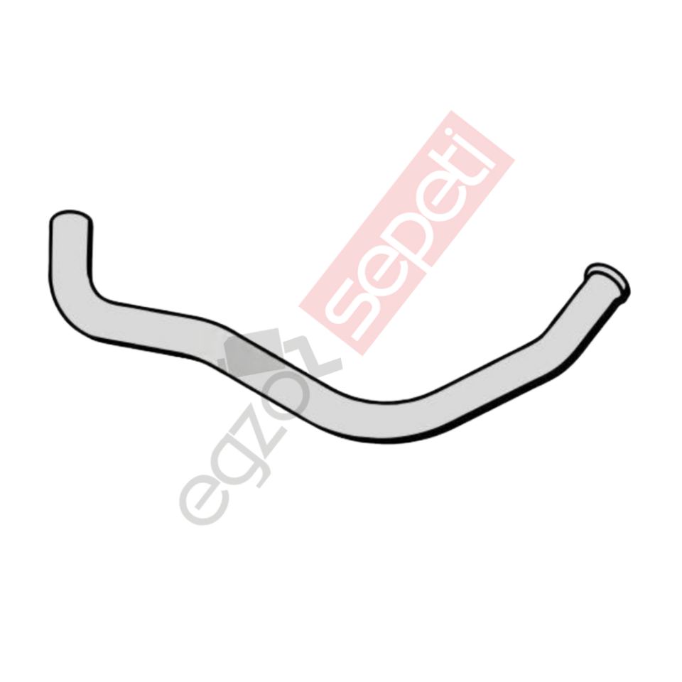 Man M2000L Boru, Egzoz Çıkış, E3, 81152040364 Man M2000L Ø88,9 Alusi,
