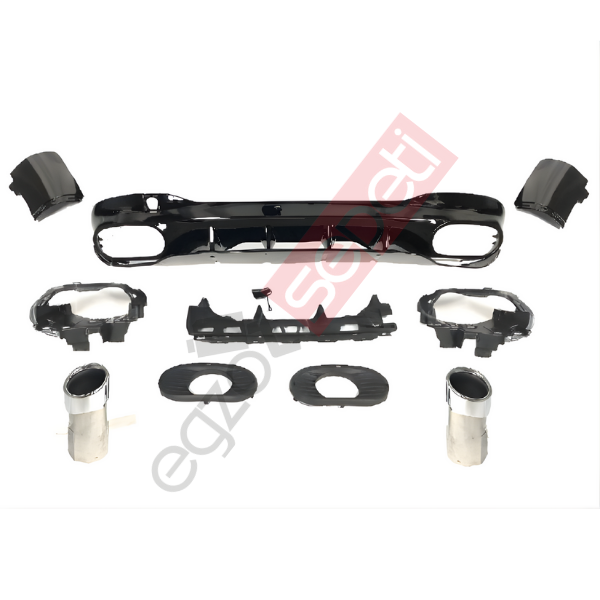 Mercedes W118 CLA35 DİFÜZÖR VE KROM EGSOZ UCU