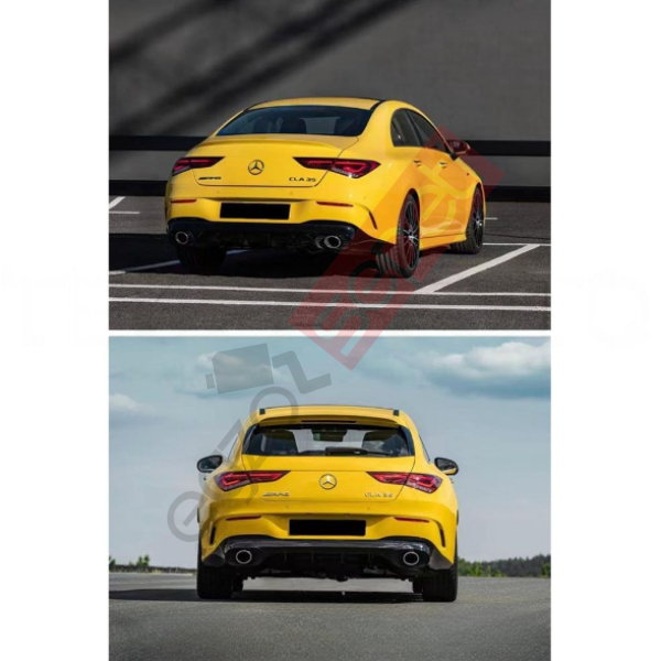 Mercedes W118 CLA35 DİFÜZÖR VE KROM EGSOZ UCU