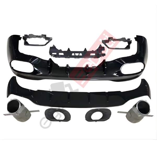 Mercedes W118 CLA35 DİFÜZÖR VE KROM EGSOZ UCU