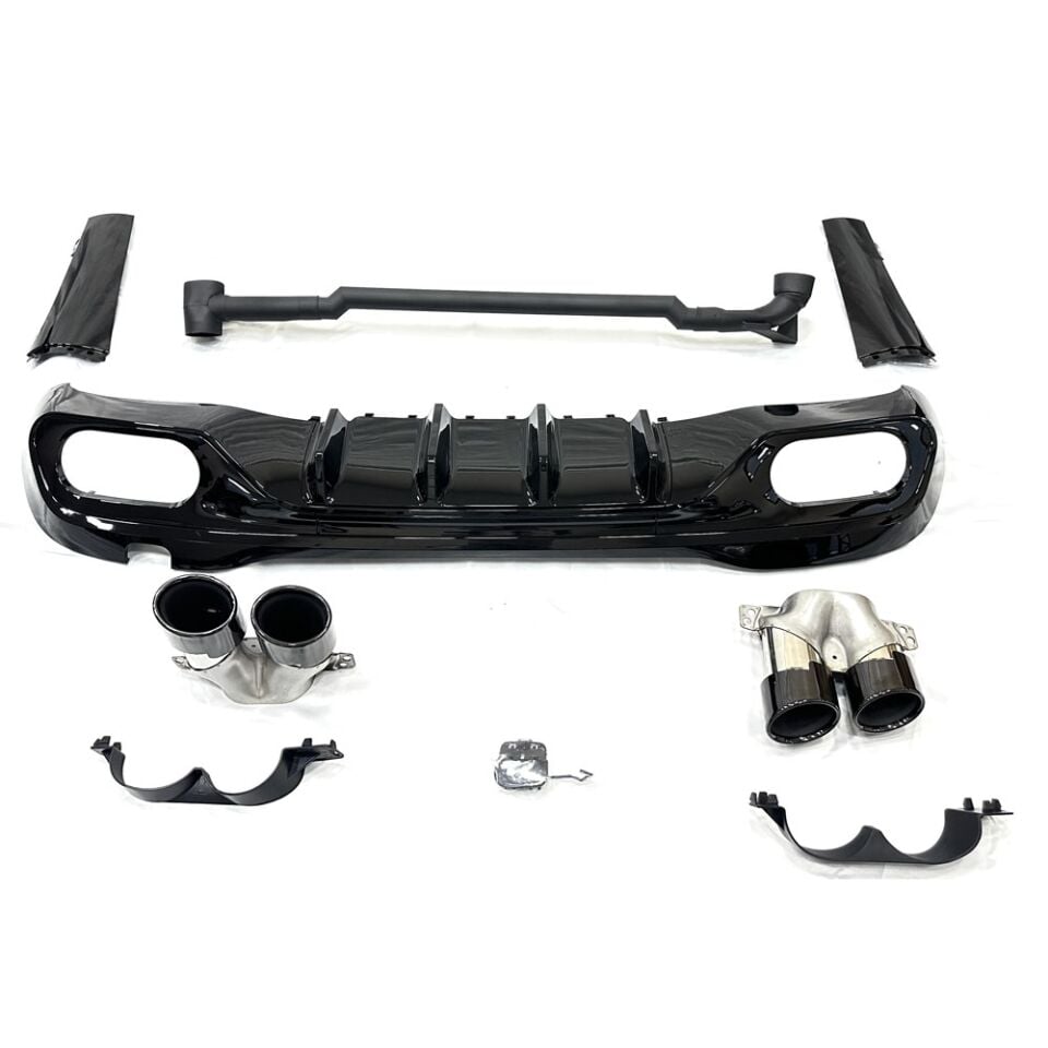 W206 DİFÜZÖR + EGSOZ UCU C43 BLACK