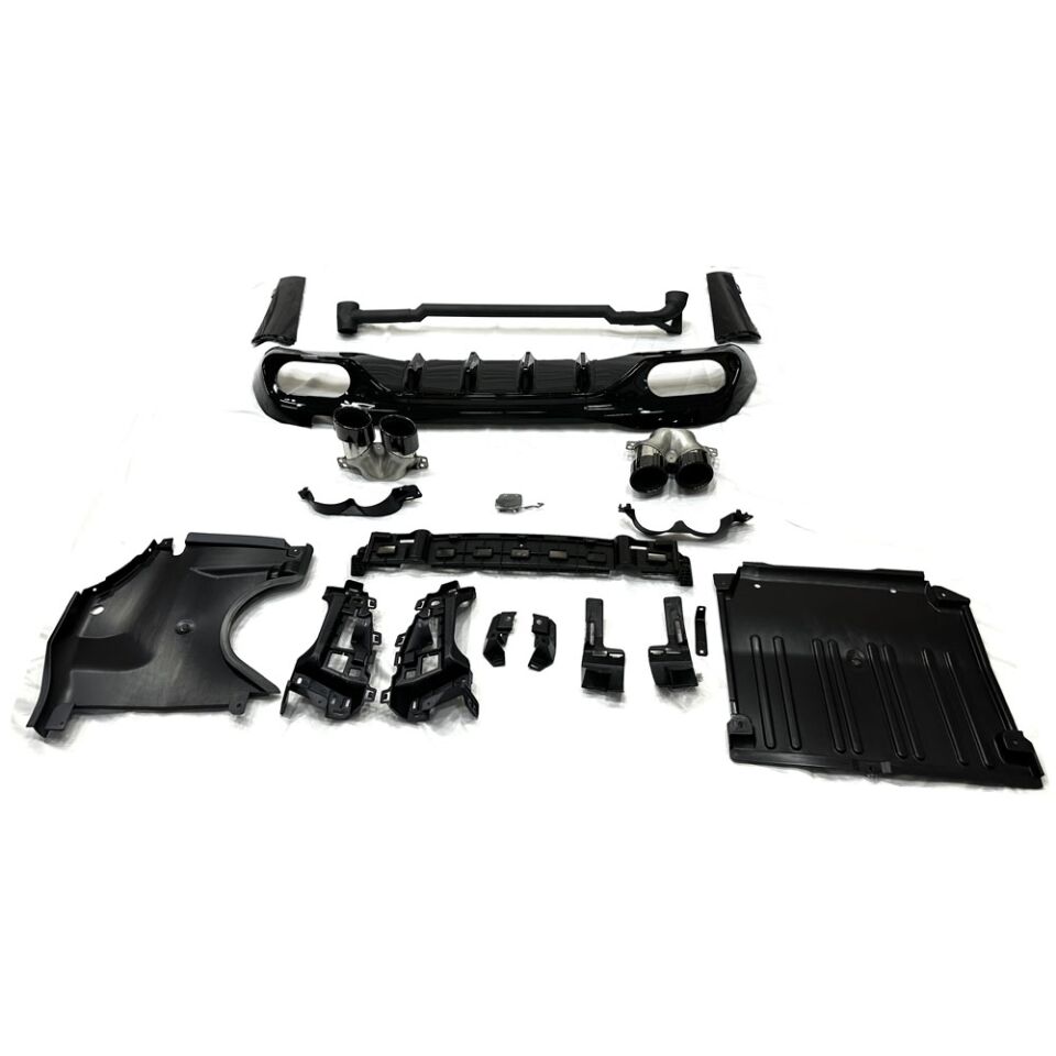 W206 DİFÜZÖR + EGSOZ UCU C43 BLACK