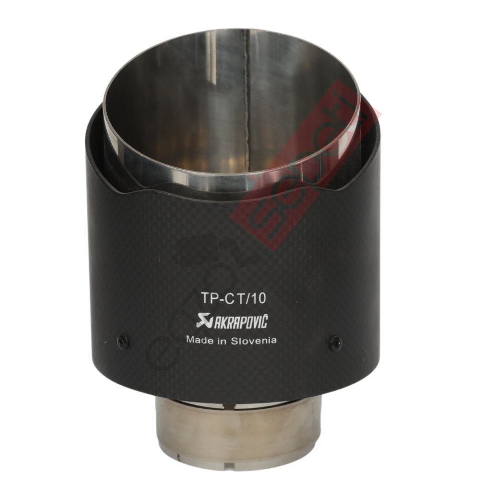 Akrapoviç Karbon Egzoz Ucu 114 MM Mat Gerçek Karbon Malzeme İthal Ürün