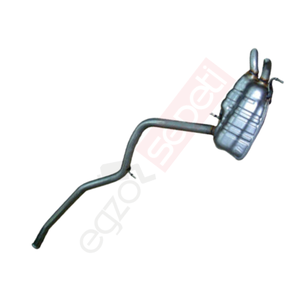 Mercedes E220 Cdi 211 Kasa Arka Susturucu Borulu Baskılı Tek Çıkışlı 2002 / 2009