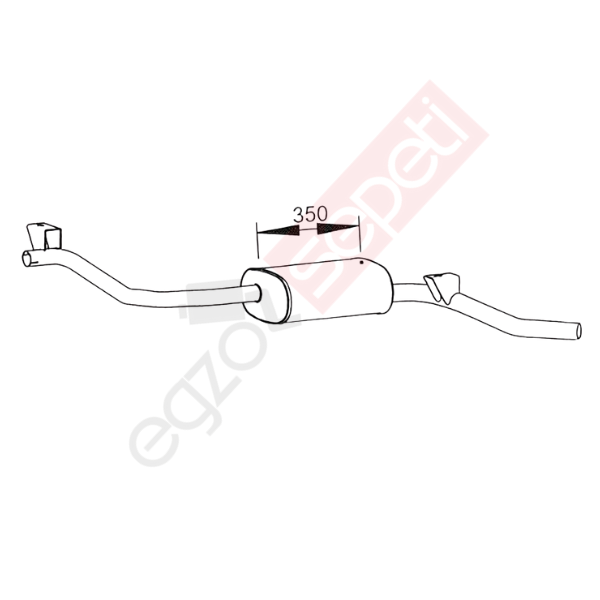 Renault Messenger Egzoz Susturucu, E3, 5000392994  Alusi, Tip:I,