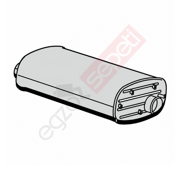 Renault Kerax Egzoz Susturucu, E3, 5010317581 Alusi, Tip:I,