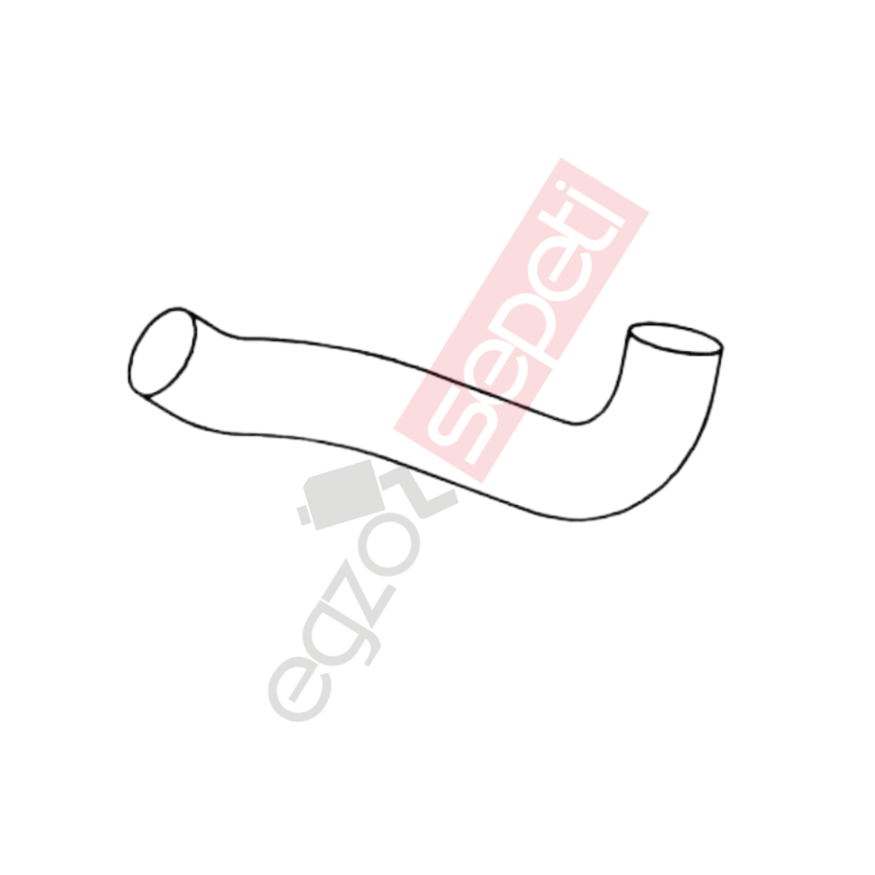 Volvo FM Boru, Egzoz Ön, E3, 1076049 Volvo FM Ø127 Alusi