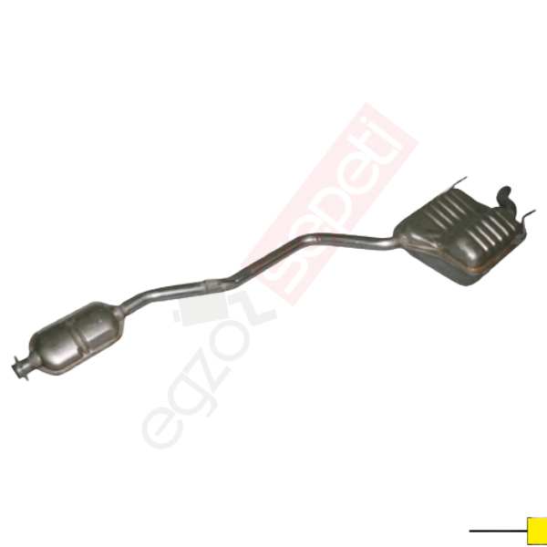 Mercedes C180 202 Kasa Arka Orta Susturucu Benzinli Baskılı 1993 / 2000