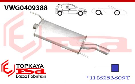 Volkswagen Golf 1 Arka 1.9D / 1.8İ 1991 > 1997