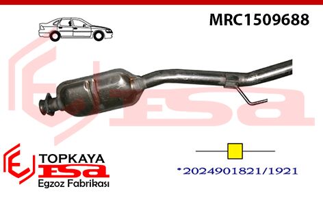 Mercedes C200 202 Kasa Orta Borulu Baskılı 1995 > 2000
