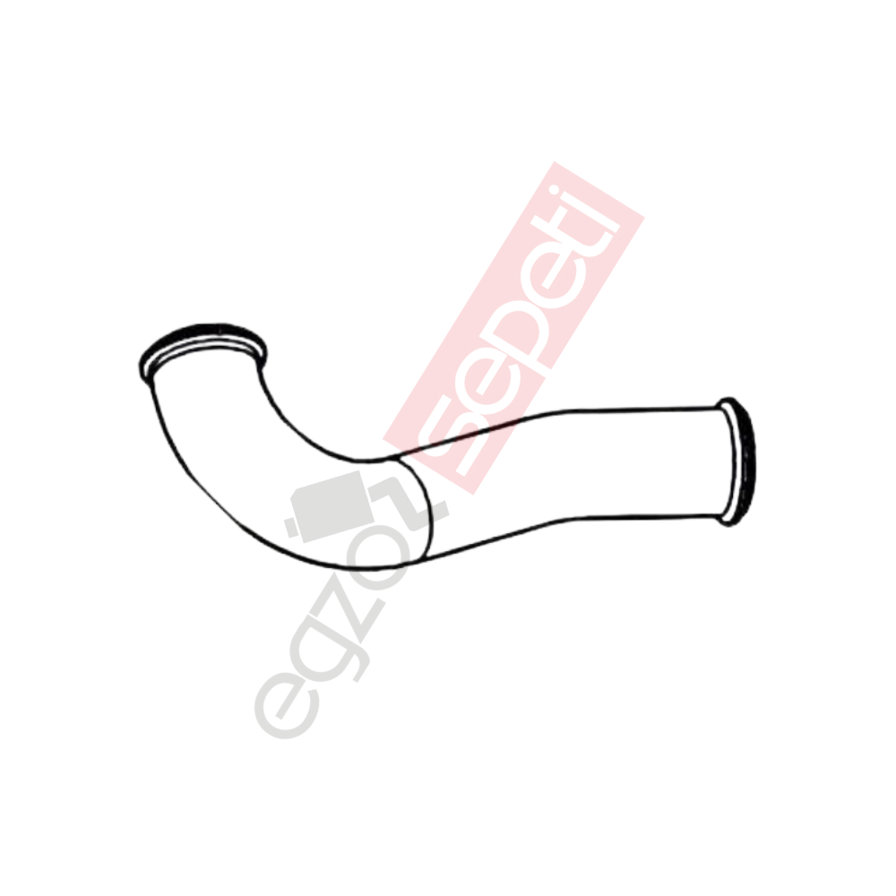 Volvo FM Boru, Egzoz Çıkış, E3, 3988977 Volvo FM Ø127 Alusi