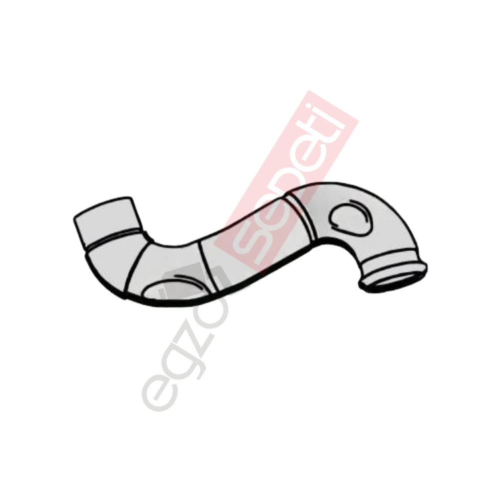 Volvo FM Boru, Egzoz Ön, E3, 20453292 Volvo FM Ø127 Alusi