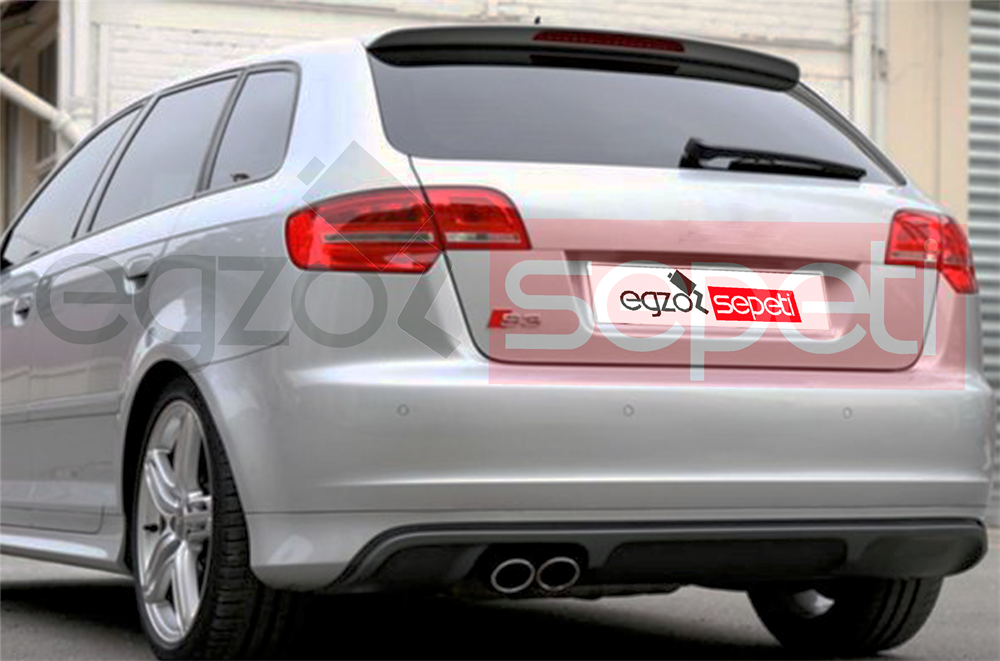 Audi A3 8P S3 Sportback Arka Tampon Difüzör