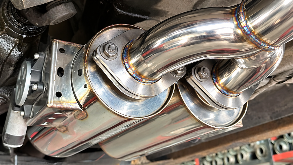 Jeep Çift Varex 2.0 Motor Üstü İçin Üniversal Arka Çiftli Flanşlı Varex Ve Arka Krom Y Pipe + Varex Beyin Kumandası