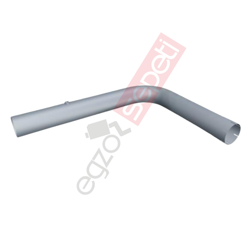 Doosan Boru, İş Makinesi, Egzoz Ön, 22134167C Doosan Ø127 Inox,