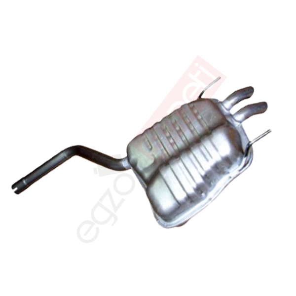 Mercedes C230 2.3 Arka Susturucu Borulu 202 Kasa Arka Susturucu Borulu Komple Baskılı 1998 / 2000