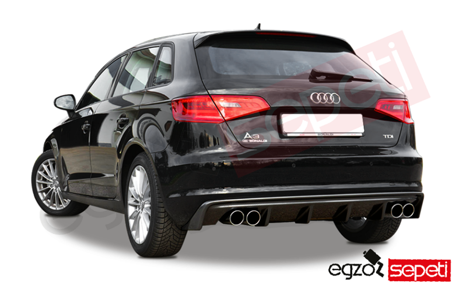Audi A3 8V Hb Plastik Difüzör Yerli Üretim
