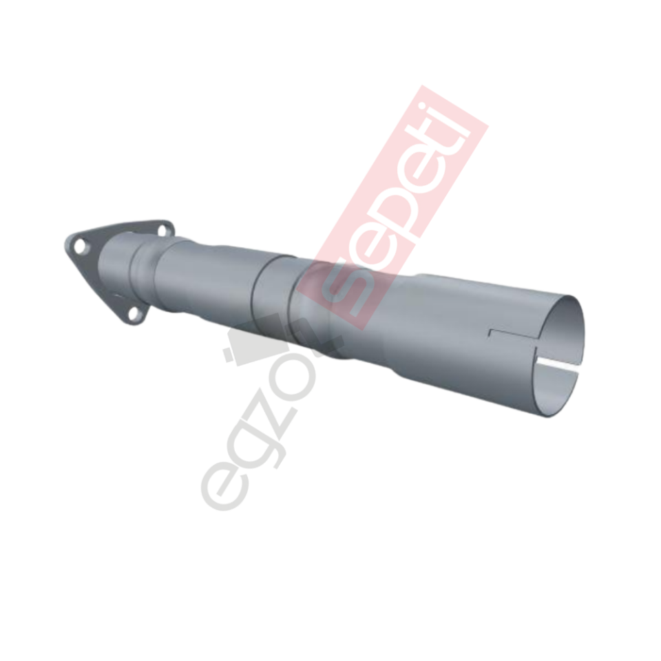 Doosan Boru, İş Makinesi, Egzoz Ön, 93483394 Doosan Ø45 Inox,