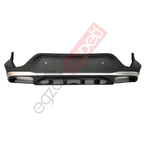 Mercedes W253 DİFÜZÖR GLC63 GRİ ÇITA / KROM EGSOZ FACELIFT COUPE