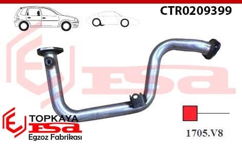 Citroen Xsara Slım 1.4/1.6İ Ön Borulu Hb/Coupe 1999-2000