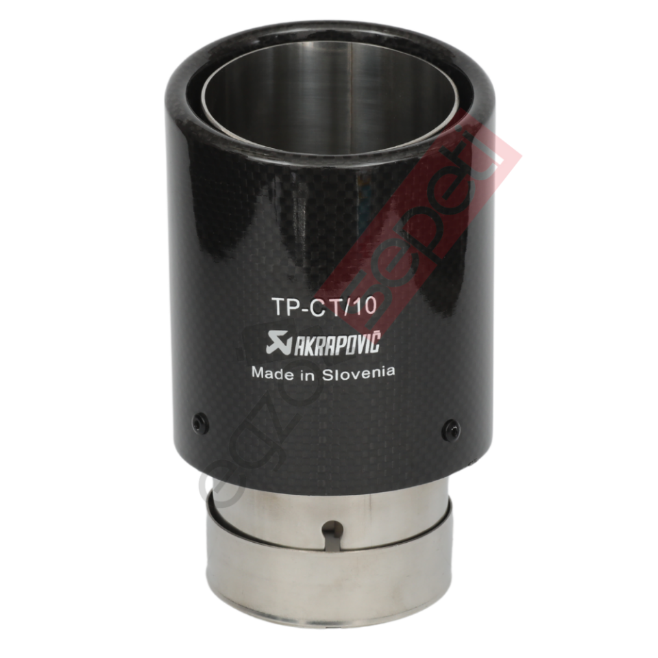Akrapoviç Karbon Egzoz Ucu 90 MM Parlak Gerçek Karbon Malzeme İthal Ürün