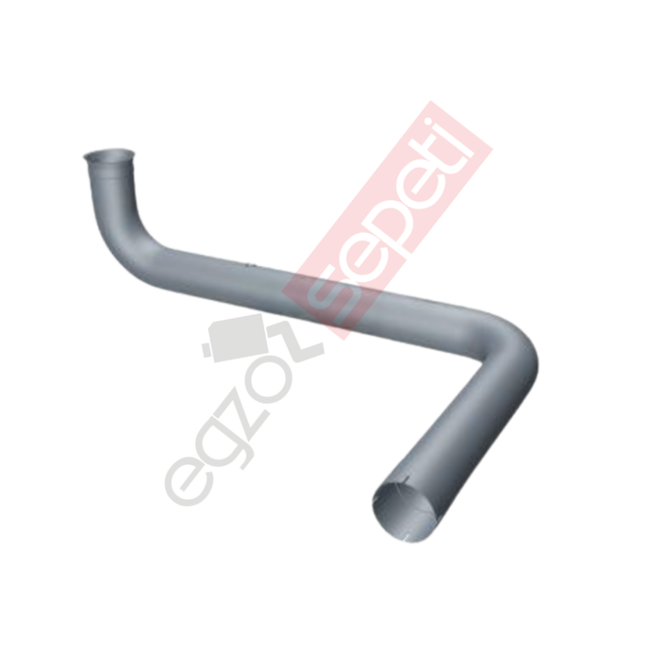 Doosan Boru, İş Makinesi, Egzoz Ön, 22334635C Doosan Ø127 Alusi,