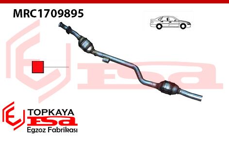 Mercedes S320 Katalitik Konverter Sağ Euro 3 2001