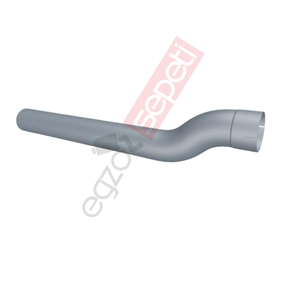 Doosan Boru, İş Makinesi, Egzoz Ön, 46669621A Doosan Ø88,9 Alusi,