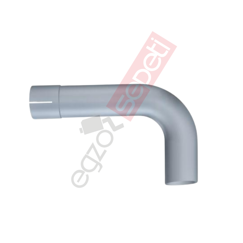 Doosan Boru, İş Makinesi, Egzoz Çıkış, 46651933A Doosan Ø76,2 Alusi,