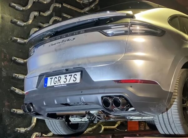 Porsche Cayenne 3.0 Sag Ve Sol Çift Varex Komple Krom Egzoz Kiti