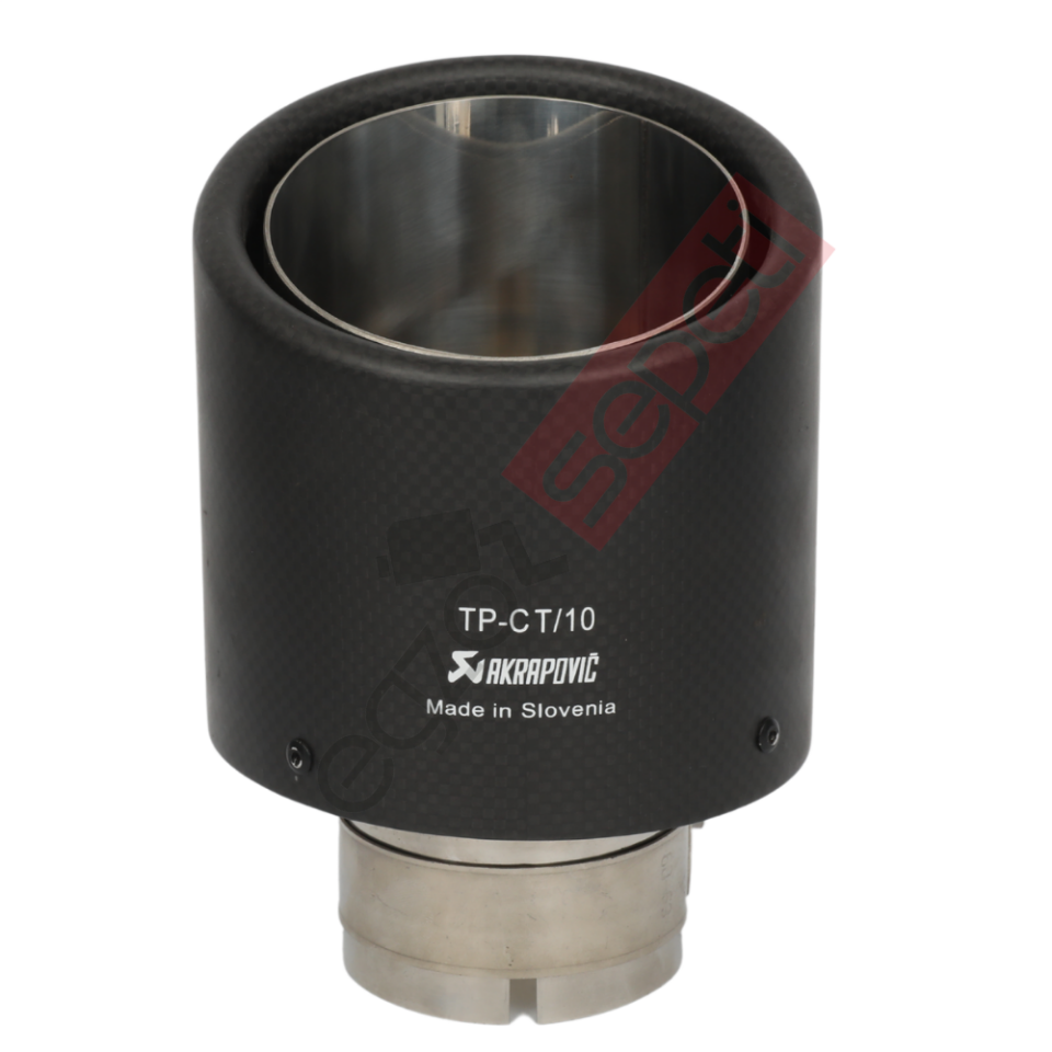 Akrapoviç Karbon Egzoz Ucu 114 MM Mat Gerçek Karbon Malzeme İthal Ürün