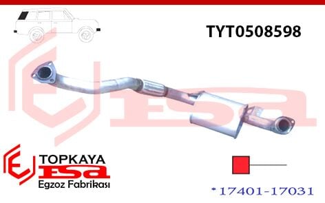 Toyota Land Cruıser Ön Boru 4.0 / 4.2 Dsl 1990 > 1998