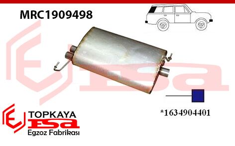 Mercedes Ml320 Jeep Arka Susturucu 1998 > …