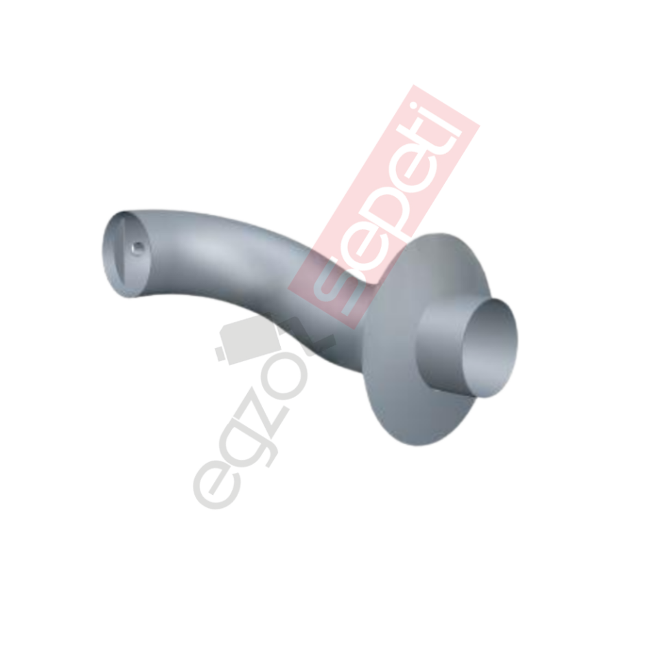 Doosan Boru, İş Makinesi, Egzoz Çıkış, 46742171B Doosan Ø127 Inox,