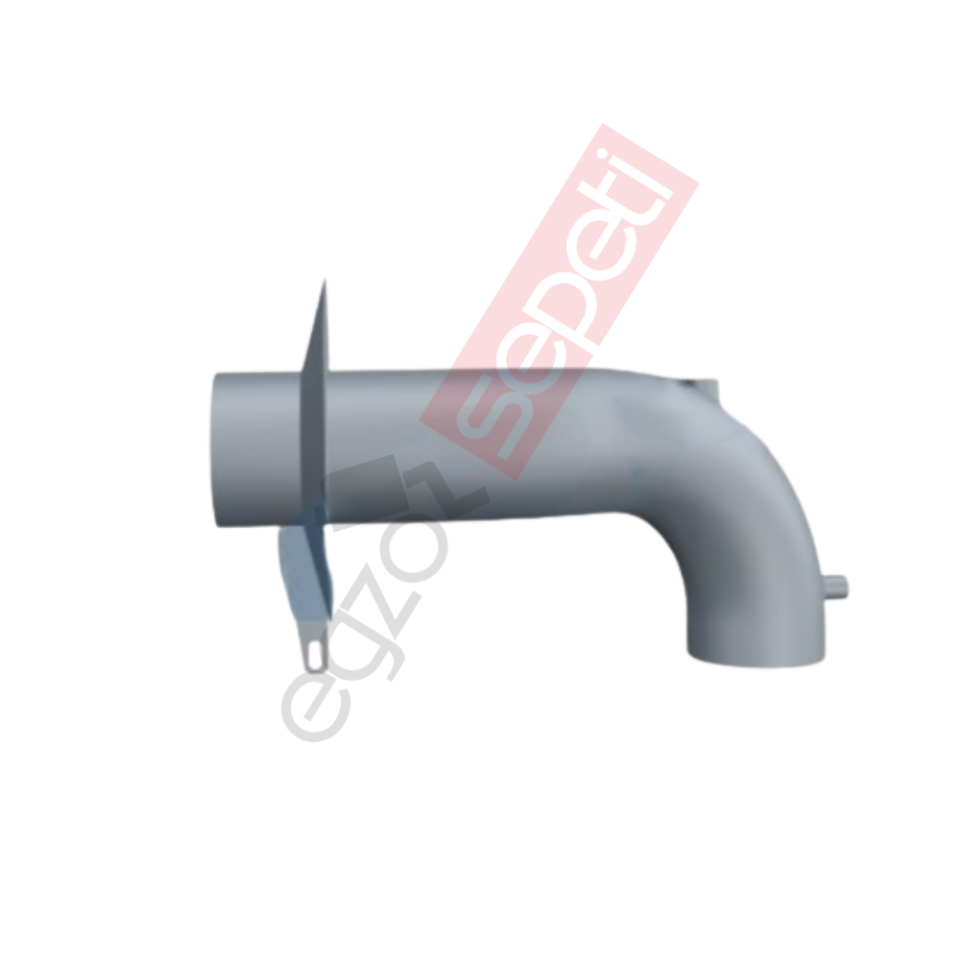 Doosan Boru, İş Makinesi, Egzoz Çıkış, 46742171B Doosan Ø127 Inox,